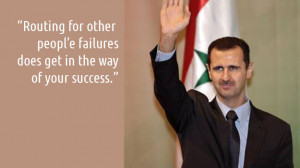 ... Syrian President Bashar al-Assad the same questions. Here are some of