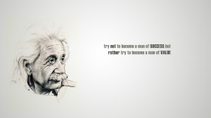 Albert Einstein Success Quotes Texts