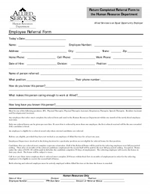 employee referral form template
