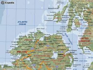 ... of Prestwick, and very close to the borderof neutral Ireland