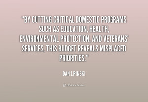 ... and veterans' services, this budget reveals misplaced priorities