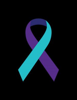 image) suicide awareness ribbon
