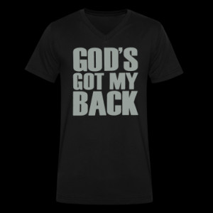 GOD'S GOT MY BACK V-Neck T-Shirt