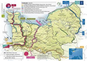 Map of Normandy - Where is Normandy, Getting around - Normandy ...