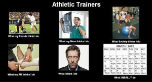 Athletic Trainers. Sums it up.