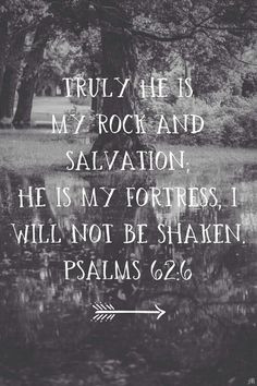 ... shall not be shaken.