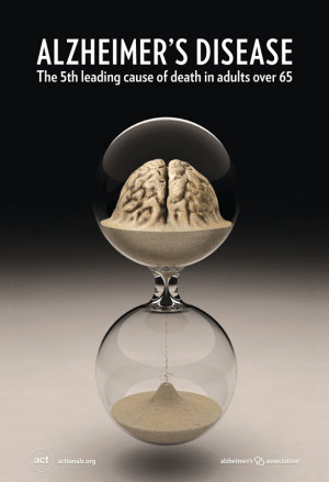 Alzheimer's Awareness poster.