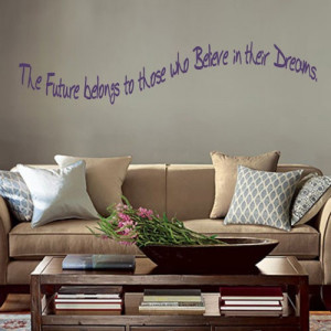Inspirational Quote Room Decor Decorative Removable Wall Art Peel ...