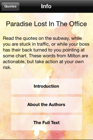 Paradise Lost Office App