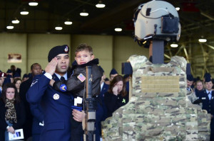 Master Sgt.David King & son pay tribute to child's mother, Staff Sgt ...