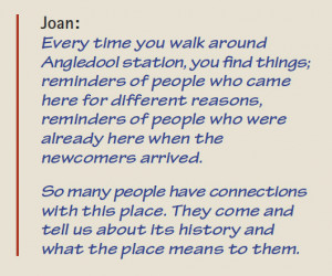 Detail Joan Treweeke object caption Migration Memories Lightning