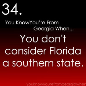 Florida is in the Southern US, but it is not apart of the culture of ...