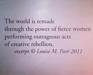 The World Is Remade Through The Power Of Fierce Women Performing ...
