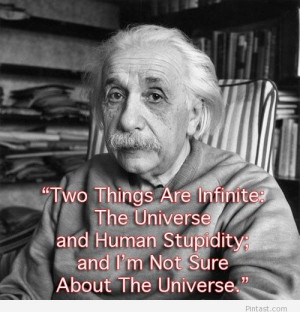 Universe Einstein quote image