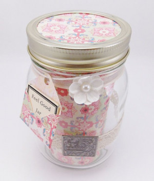 Jar of Quotes / Inspiring and Sentimental Gift / Embellished Mason Jar ...