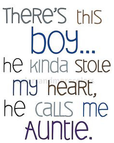 Auntie Gift-Auntie Quote-Gift for Aunt-Boys Room Decor-Baby Wall Art ...