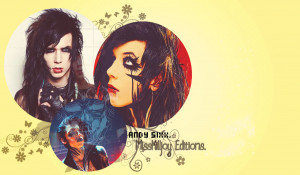 Andy Biersack Wallpaper 1024x600 by SauuPanicChocolate