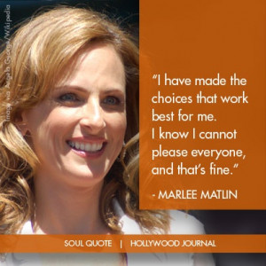 Marlee Matlin Soul Quote