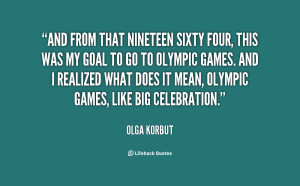 Olga Korbut Quote