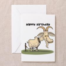 Happy Birthday You Old Goat Greeting Card for