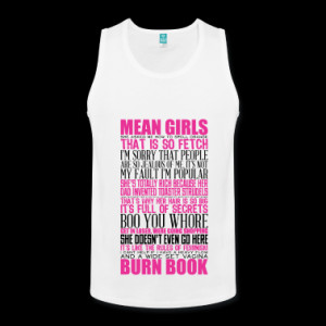 Mean Girls Quotes Tank Tops