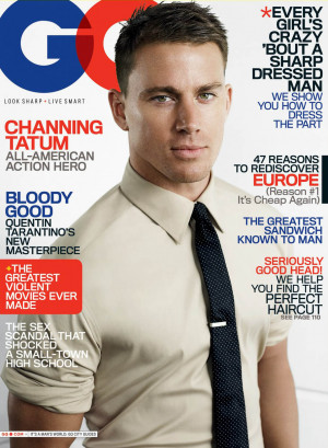 Photos and Quotes of Shirtless Channing Tatum in GQ