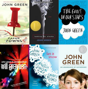 First, L to R) Paper Towns, Looking for Alaska, The Fault in Our ...