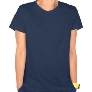 Plain navy blue t-shirt for women, ladies