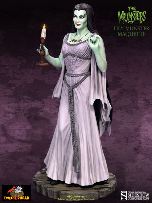 lily munster lily munster maquette by tweeterhead now shipping