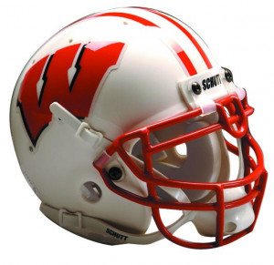 Wisconsin Badgers Schutt Full Size Authentic Helmet
