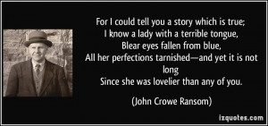 More John Crowe Ransom Quotes