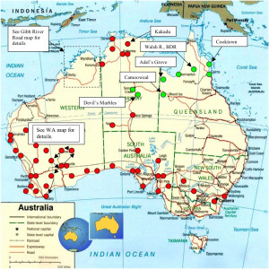 lokasi devil marbles tersebar di beberapa wilayah Australia