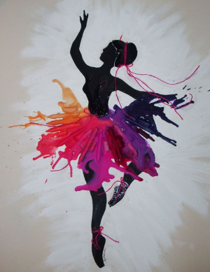 ... Crafts Projects, Crayons Art Melted Dancers, Dancers Crayons, Cheer