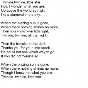 Dead Space ftw. these are the lyrics from the twinkle twinkle little ...