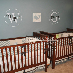 initial Vinyl Wall Lettering Words Quotes Decals Art Custom, Kids Wall ...