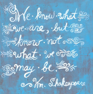 ... Long Hand Lettering Project – Quote From Hamlet by Wm. Shakespeare