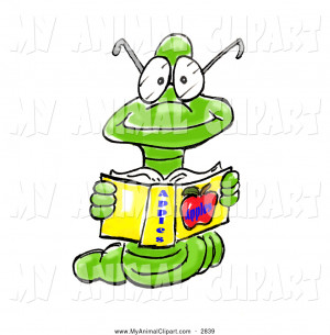 Bookworm Clip Art