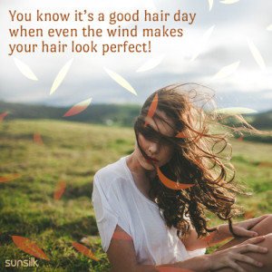 wind makes my hair look perfect