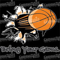 Basketball ideas for printed t shirts, sweatshirts and apparel: