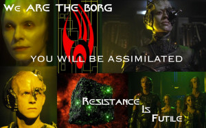 Resistance Is Futile Borg resistance is futile.