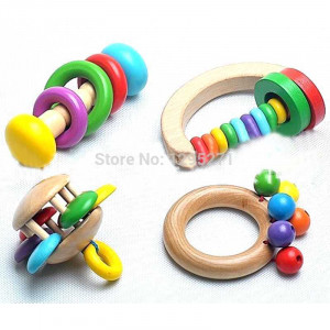 Funny Rattle Handbell Hand Bell Musical Percussion Instrument For Baby ...
