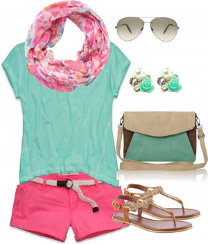 minus scarf add statement necklace- lord knows girls in AL can't wear ...