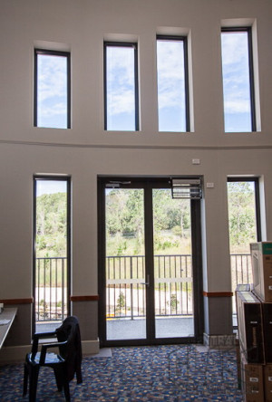 Tugun Community Aged Care - view to outside through feature windows