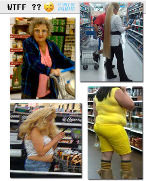 Funny Fat People at Walmart