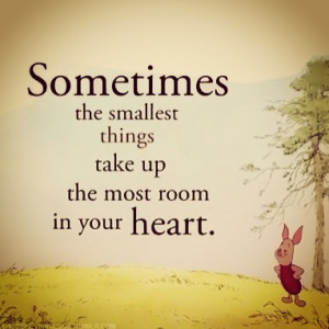 Another simple but brilliant Winnie the Pooh quote. Love it!
