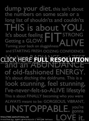 Dump Your Diet Inspirational Life Quotes