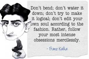 Franz Kafka quote, via Xlibris