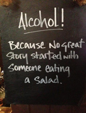 Creative Chalkboard Bar Signs, funny bar signs, funny chalkboard signs ...