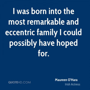 Maureen O'Hara Family Quotes