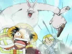 The other one was on the Baratie... again eyes closed though, giving ...